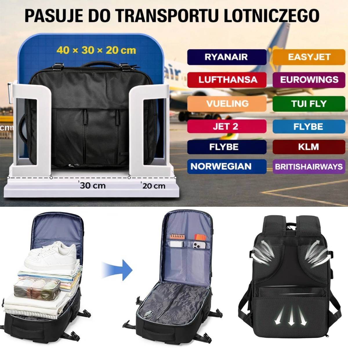 Travel Bag® przy bramce na lotnisku