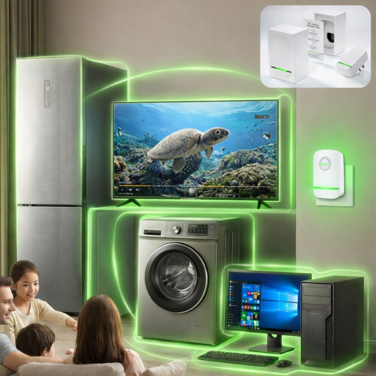 Zawartość zestawu 1+1 Energy Saver Pro